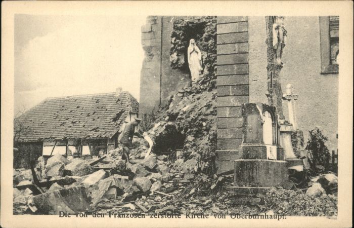 Oberburnhaupt Kirche Zerstörung