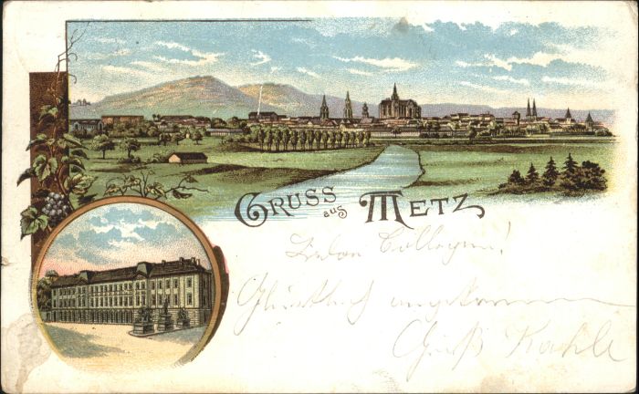 Metz  57 Moselle Metz Litho