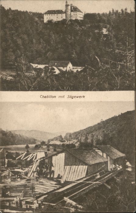 Chatillon Valle d Aosta Sägewerk