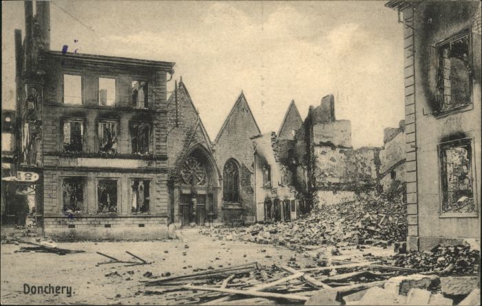 Donchery Zerstörung