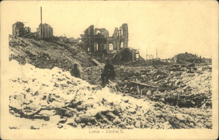 Lens Pas-de-Calais Lens Zeche 2 Zerstörung