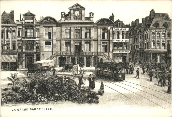 Lille Nord Lille Strassenbahn Grand Garde