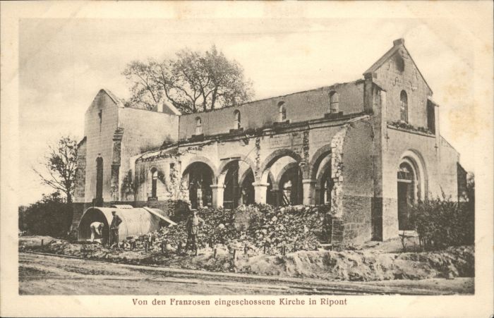 Ripont Kirche Zerstörung