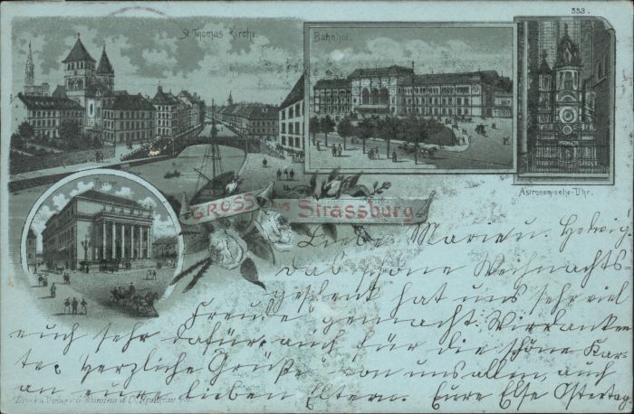 Strasbourg Alsace Strassburg_Elsass St. Thomas Kirche Bah