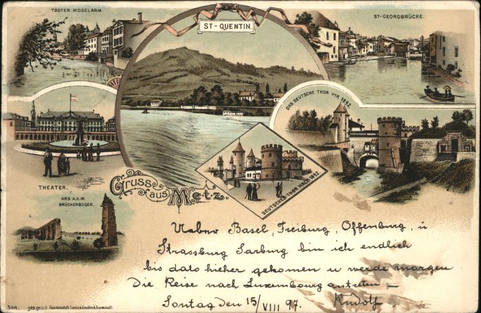 Saint-Quentin 02 Aisne Saint-Quentin Mosel St. Georgbrücke Deu