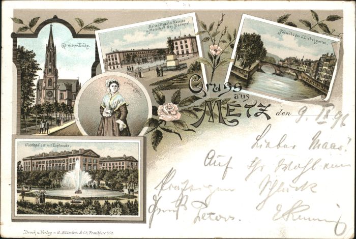 Metz  57 Moselle Metz Garnison Kirche Kaiser Wilhelm Kas