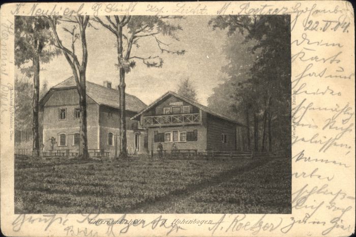 Hafenberg [Stempelabschlag] Unterkunftshaus Hohen