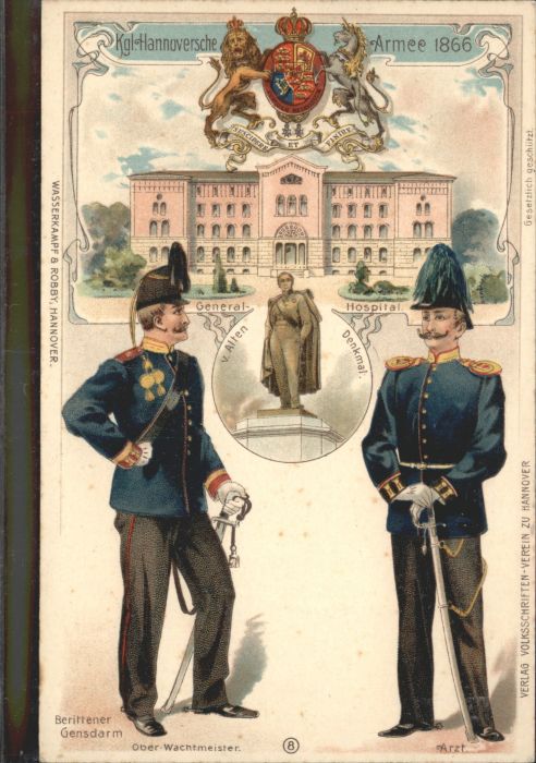Hannover Generalhospital Denkmal Wachtmeister