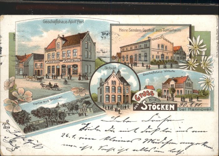 Stoecken Hannover eschäftshaus Adolf Parl Gasthof zum Tur