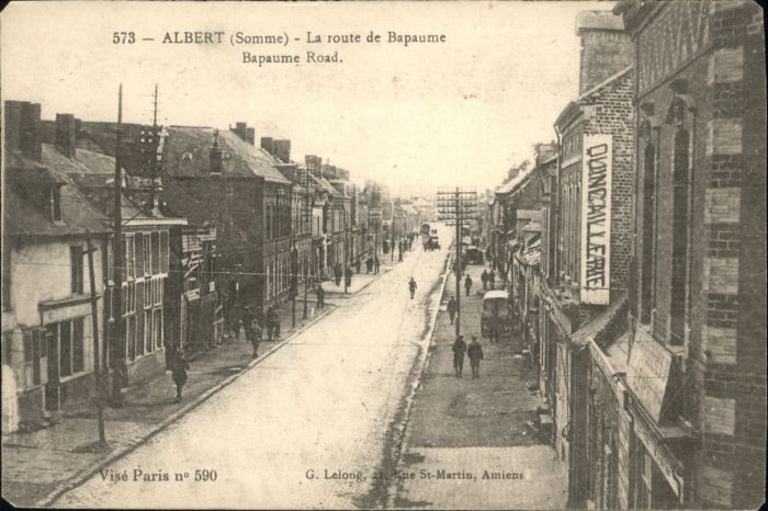 Albert Somme Route Bapaume