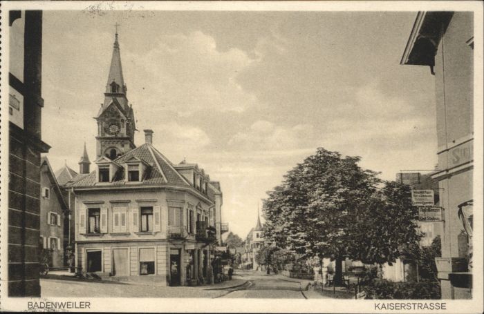 BADENWEILER BW Kirche Kaiserstrasse