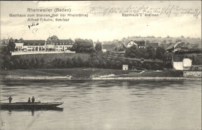 Rheinweiler Gasthaus Sternen Schiff
