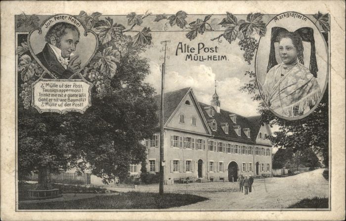 Muellheim Baden arkgräflerin Johann Peter Hebel x