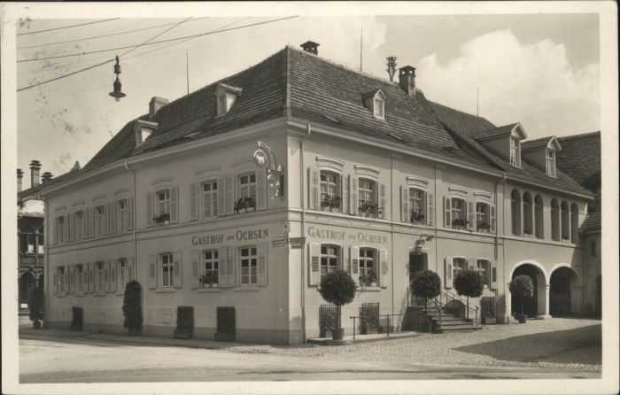 Steinen Wiesental Steinen_Lörrach Gasthof Ochsen