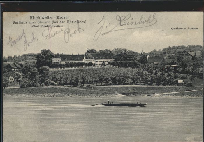 Rheinweiler Gasthaus Sternen Schiff