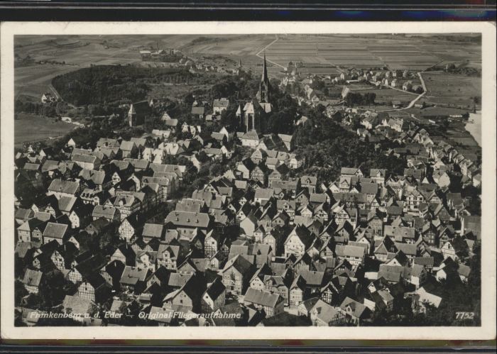 Frankenberg Eder Fliegeraufnahme