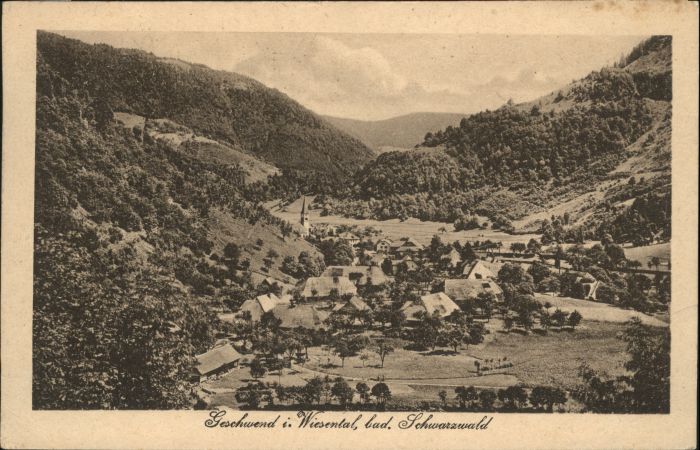 Geschwend Wiesental Schwarzwald