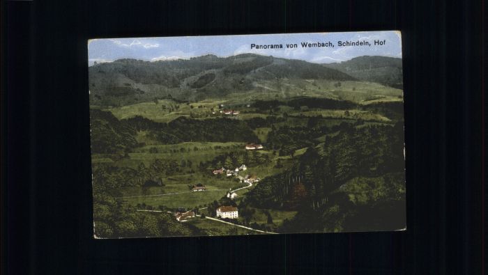 Wembach Schwarzwald Schindeln Hof