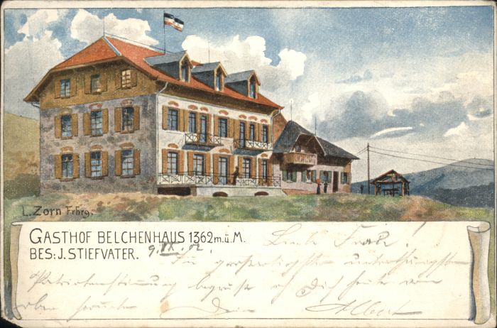 Belchen Baden Belchen Gasthof Belchenhaus Künstler L