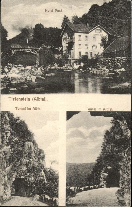 Tiefenstein Albtal Hotel Post Tunnel