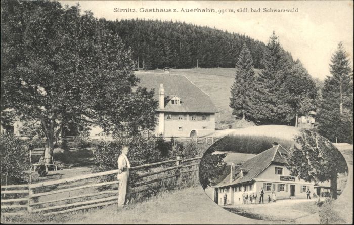 Sirnitz Gasthaus Auerhahn Schwarzwald