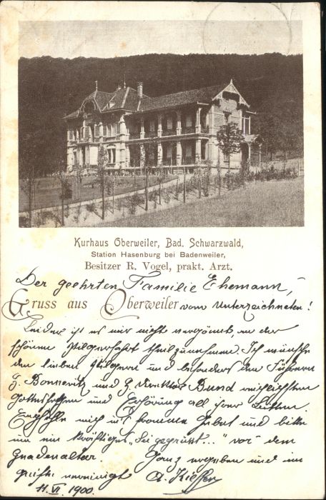 Badenweiler Kurhaus Oberweiler