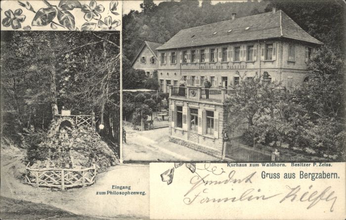 Bad Bergzabern Kurhaus Waldhorn Philosophenweg