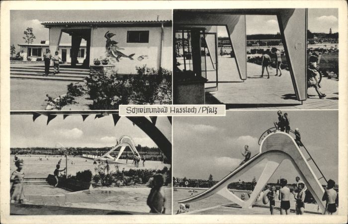 Hassloch Pfalz Schwimmbad Rutsche