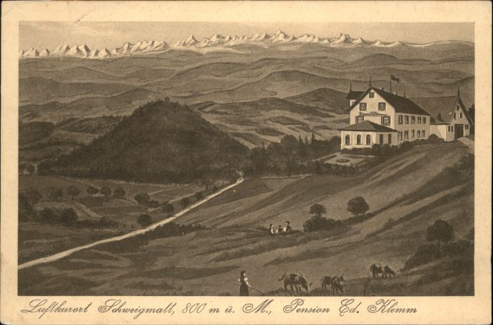 Schweigmatt Pension Klemm Kuehe