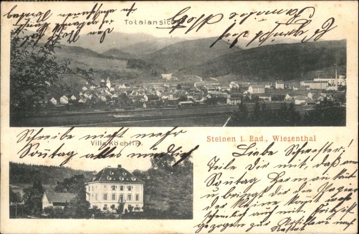 Steinen Wiesental Steinen_Lörrach Villa Köchlin x