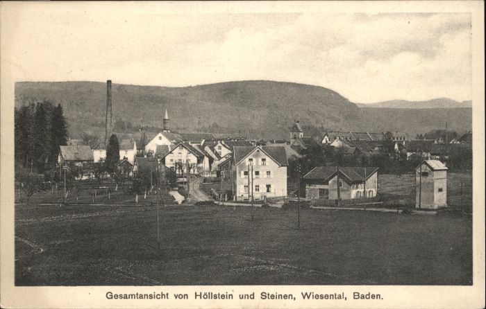 Hoellstein Steinen Wiesental BW teinen Wiesental Baden