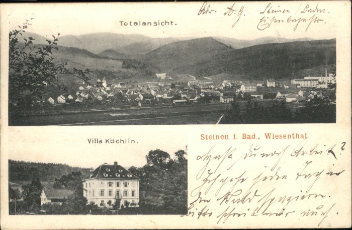 Steinen Wiesental Steinen_Lörrach Villa Köchlin x
