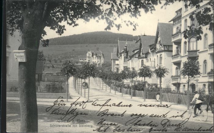 Goslar Schlüterstrasse Steinberg Fahrrad