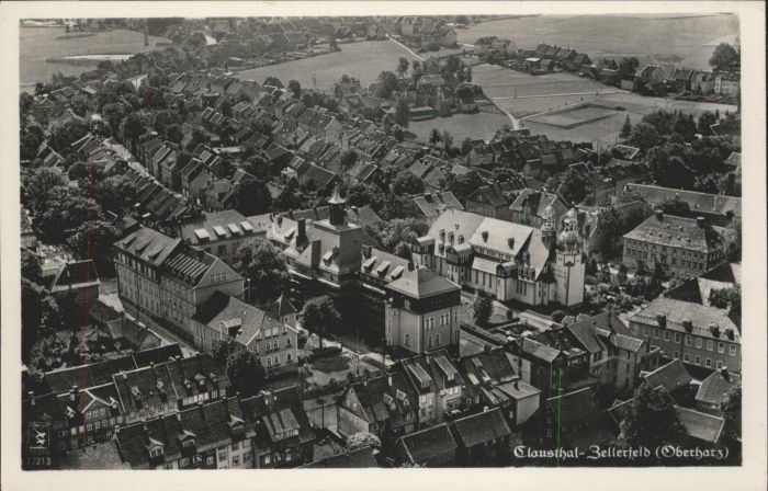 Clausthal-Zellerfeld Goslar Niedersachsen Fliegeraufnahme