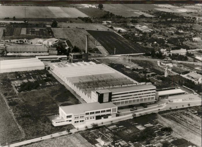 Einbeck Niedersachsen Einbeck Fliegeraufnahme Globus Teppich Fabrik