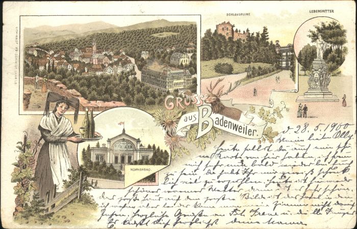 Badenweiler Schloss Ruine Marmorbad