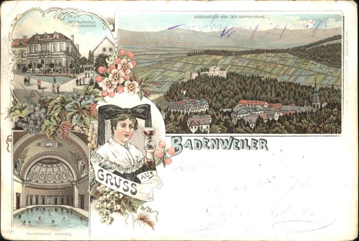 Badenweiler Restaurant Meissburger Marmorbad