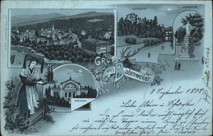 Badenweiler Schloss Ruine Marmorbad