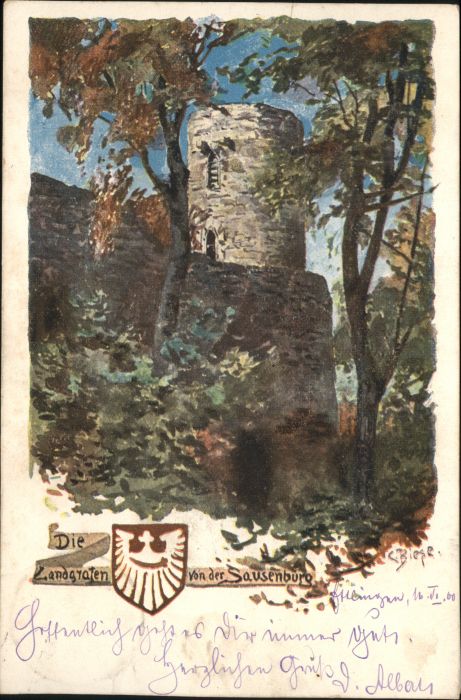 Sitzenkirch Sausenburg Wappen Künstler Biese