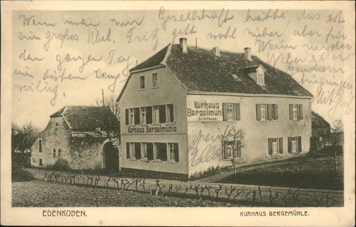 Edenkoben Kurhaus Bergemühle