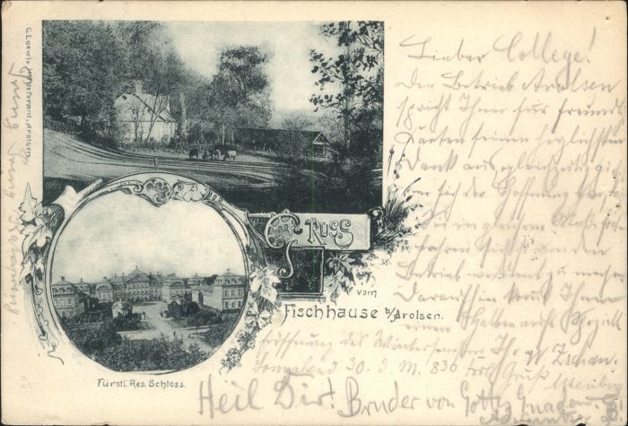 Bad Arolsen Schloss Fischhause