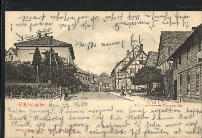 Eschershausen Holzminden Eschershausen_Ith Hauptstrasse Amtsgeri