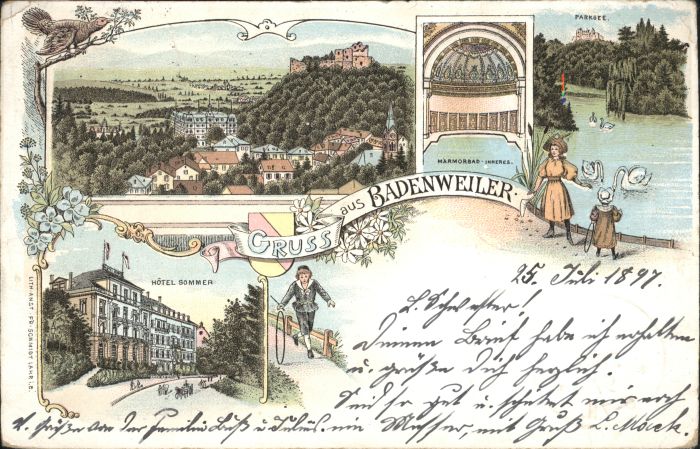 Badenweiler Parksee Hotel Sommer