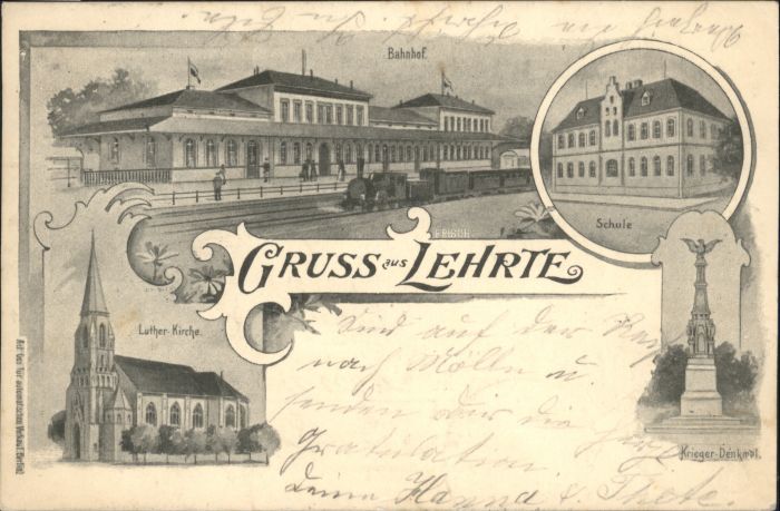 Lehrte Hannover Lehrte Bahnhof Kirche Schule Krieger De