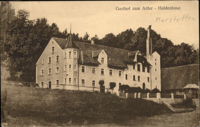 Marstetten [handschriftlich] Gasthof zum Adler Hal