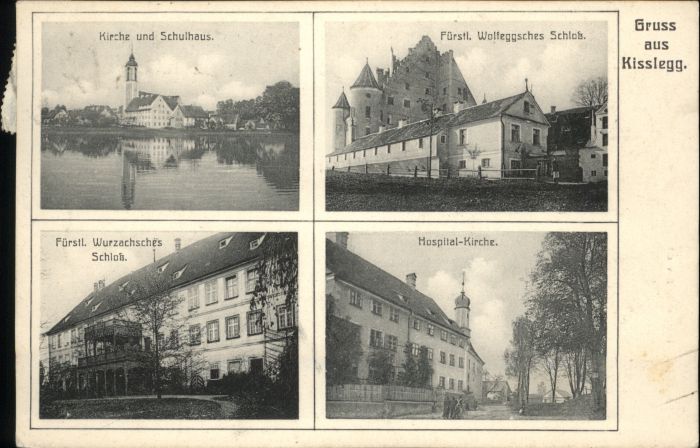 Kisslegg Kirche Schulhaus Schloss Wolfegg Schlos