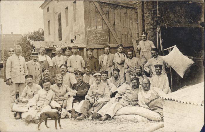 Zittau [Stempelabschlag] Strohsackstopfen