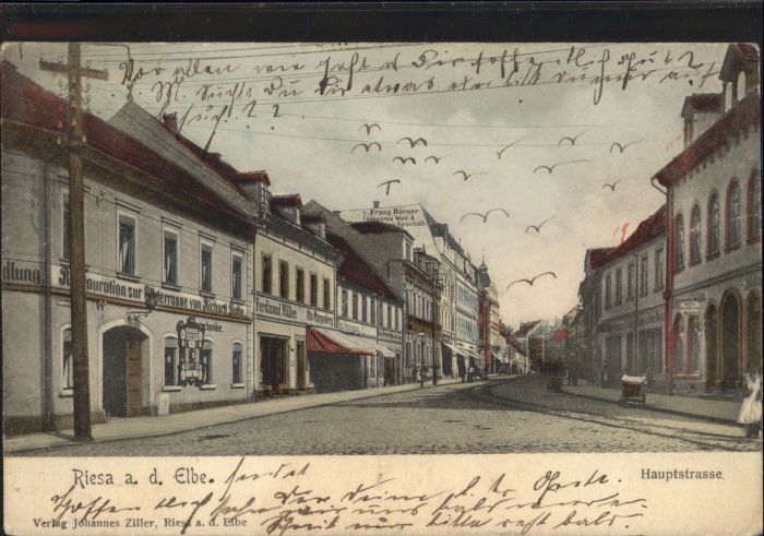Riesa Sachsen Riesa Hauptstrasse