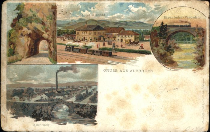 Albbruck Hotel Albthal Eisenbahn Viadukt