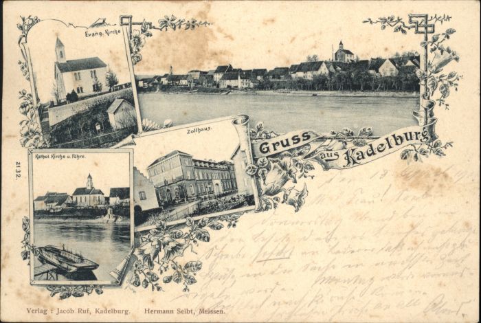 Kadelburg Kirche Fähre Zollhaus